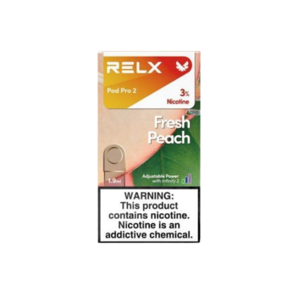 Relx Infinity Pro 2 Pod – Fresh Peach (Orchard Rounds) (Pack of 3 Pods)